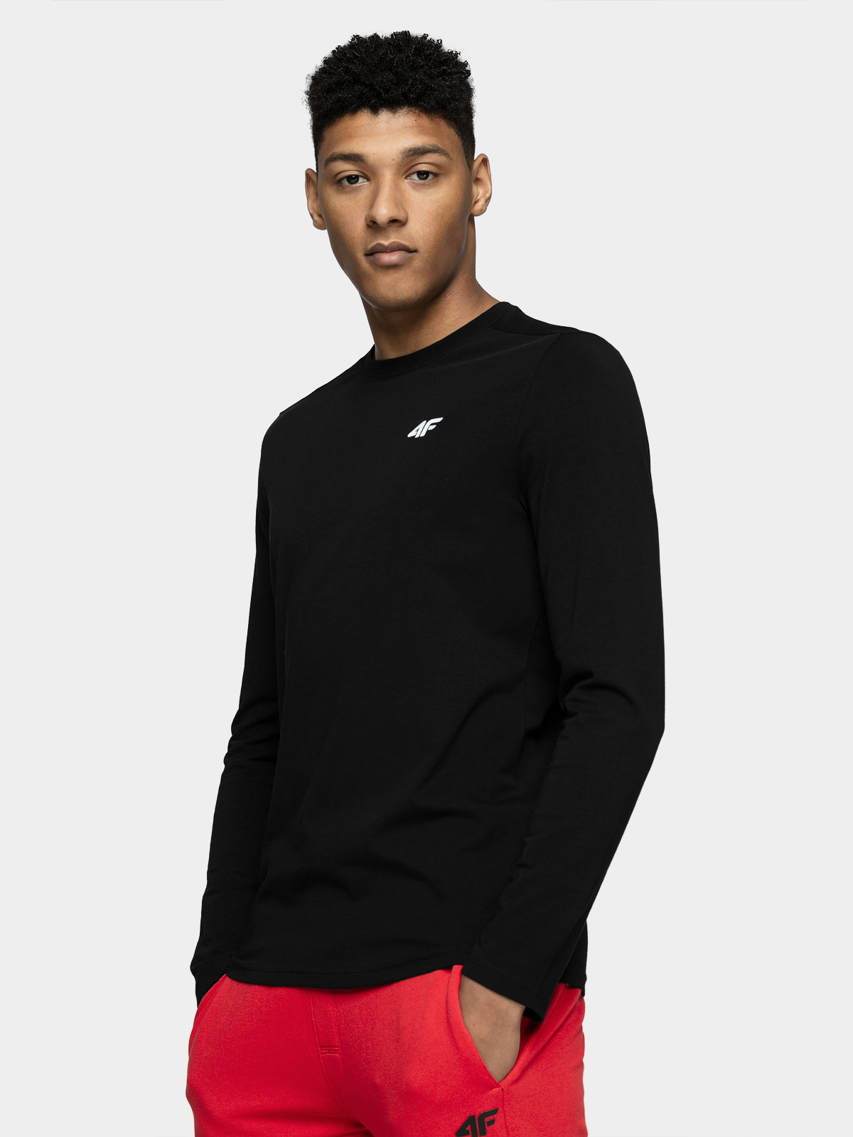 Levně 4F NOSH4-TSML001 DEEP BLACK Pánské tričko