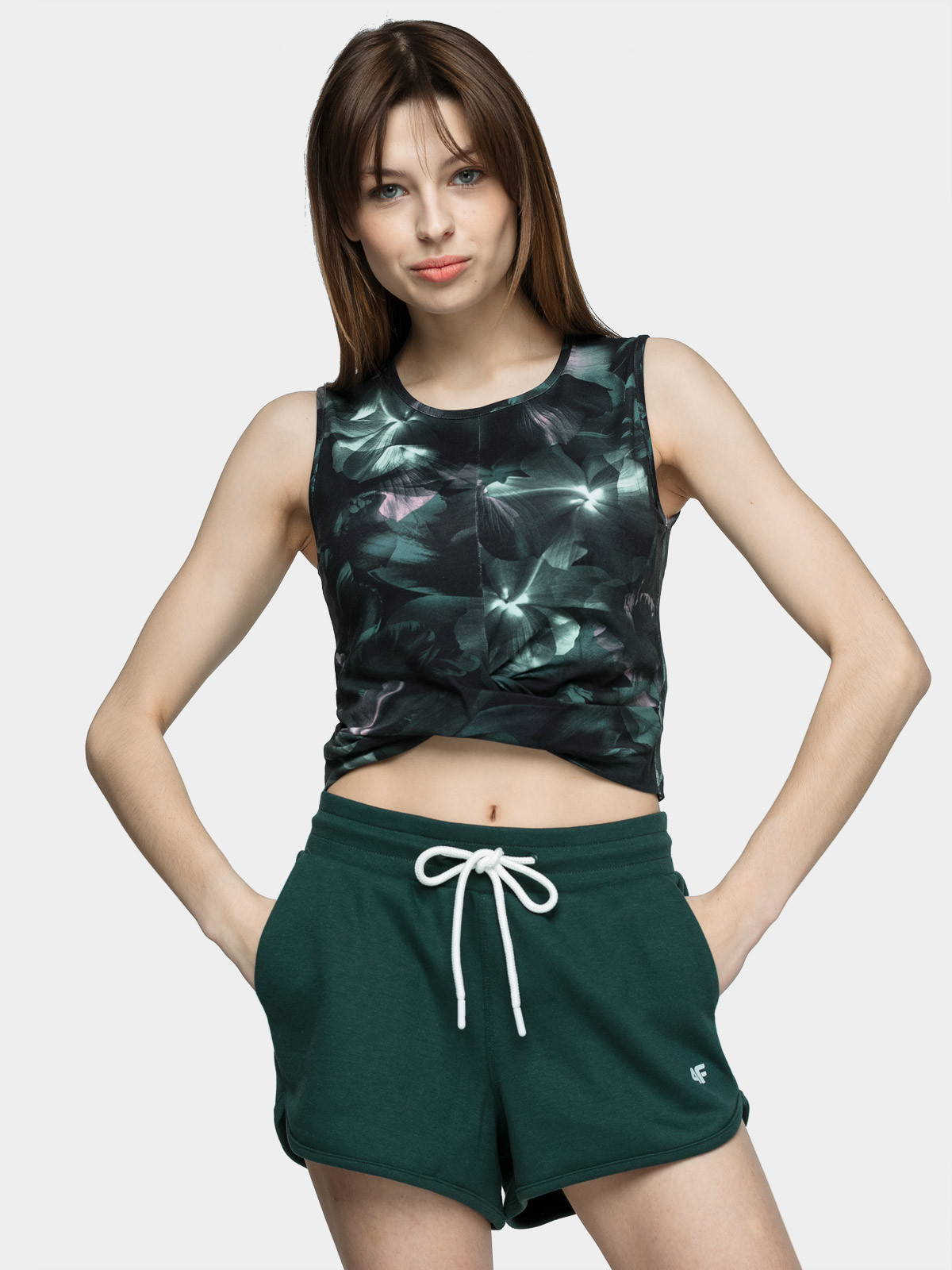 Levně 4F H4L21-TSD012 MULTICOLOUR 1 Dámské tílko