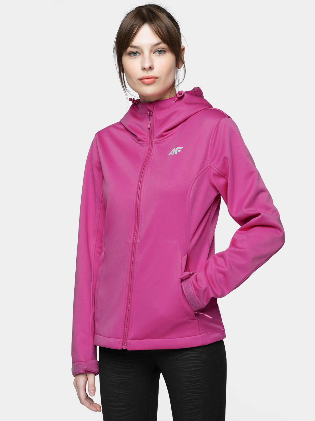 4F NOSH4-SFD001 PINK Dámska bunda US XL NOSH4-SFD001 PINK