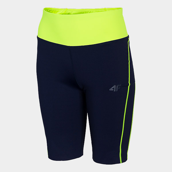 Levně 4F H4L21-SKDF013 DARK BLUE Dámské sportovní kraťasy