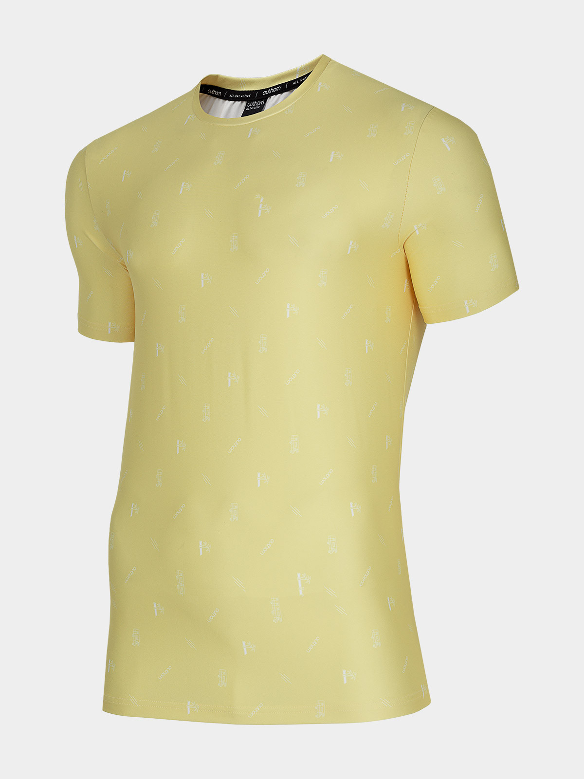 Levně Outhorn HOL21-TSM652 LIGHT LEMON Pánské tričko