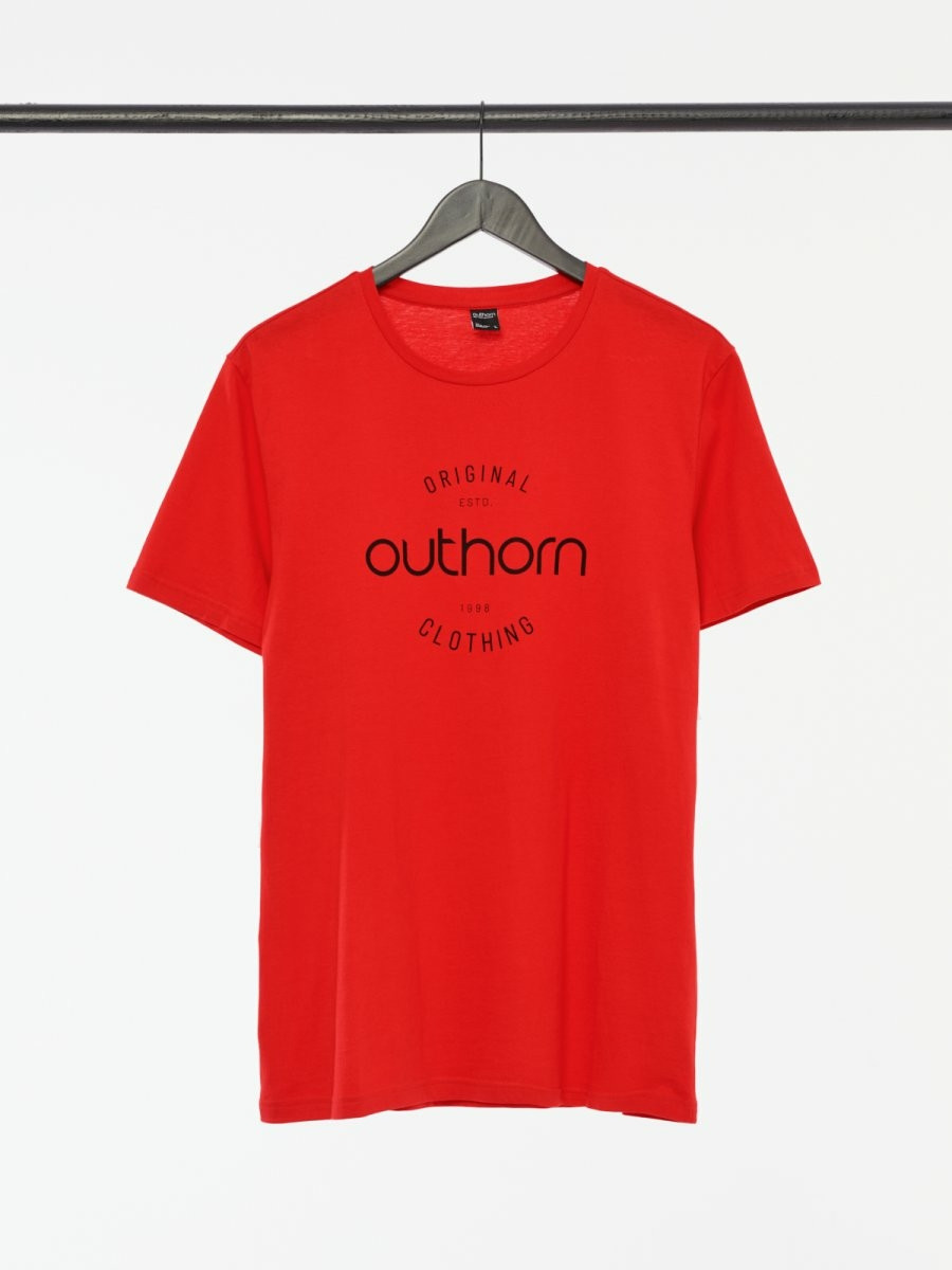 Levně Outhorn HOL21-TSM600A RED Pánské tričko