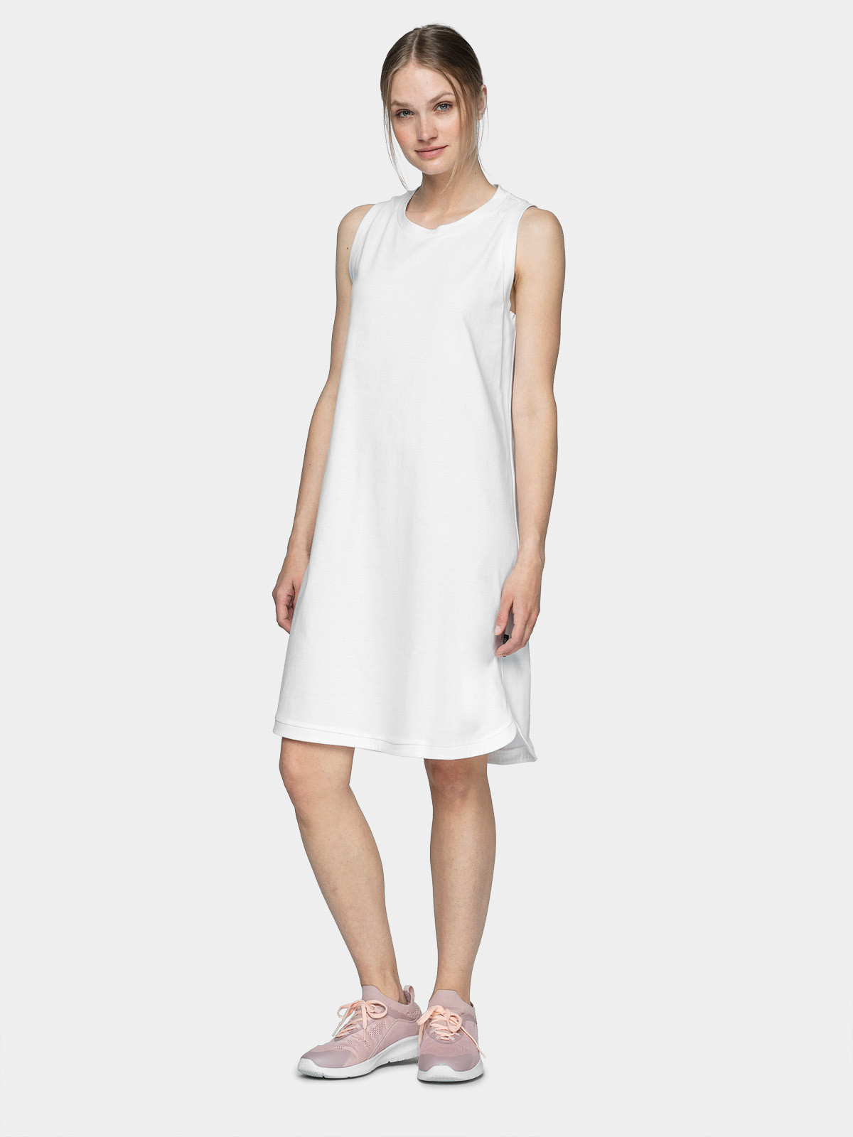 Levně Outhorn HOL21-SUDD610 WHITE Dámské šaty
