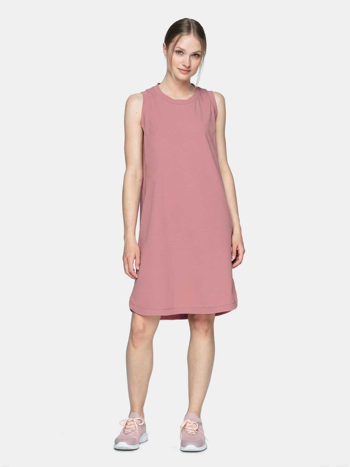 Levně Outhorn HOL21-SUDD610 DARK PINK Dámské šaty