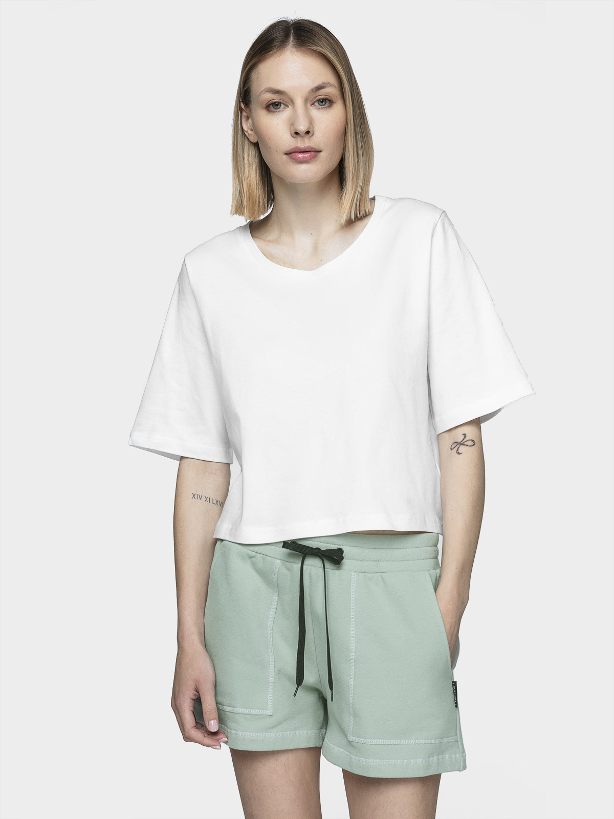 Levně Outhorn HOL21-TSD616 WHITE Dámské tričko