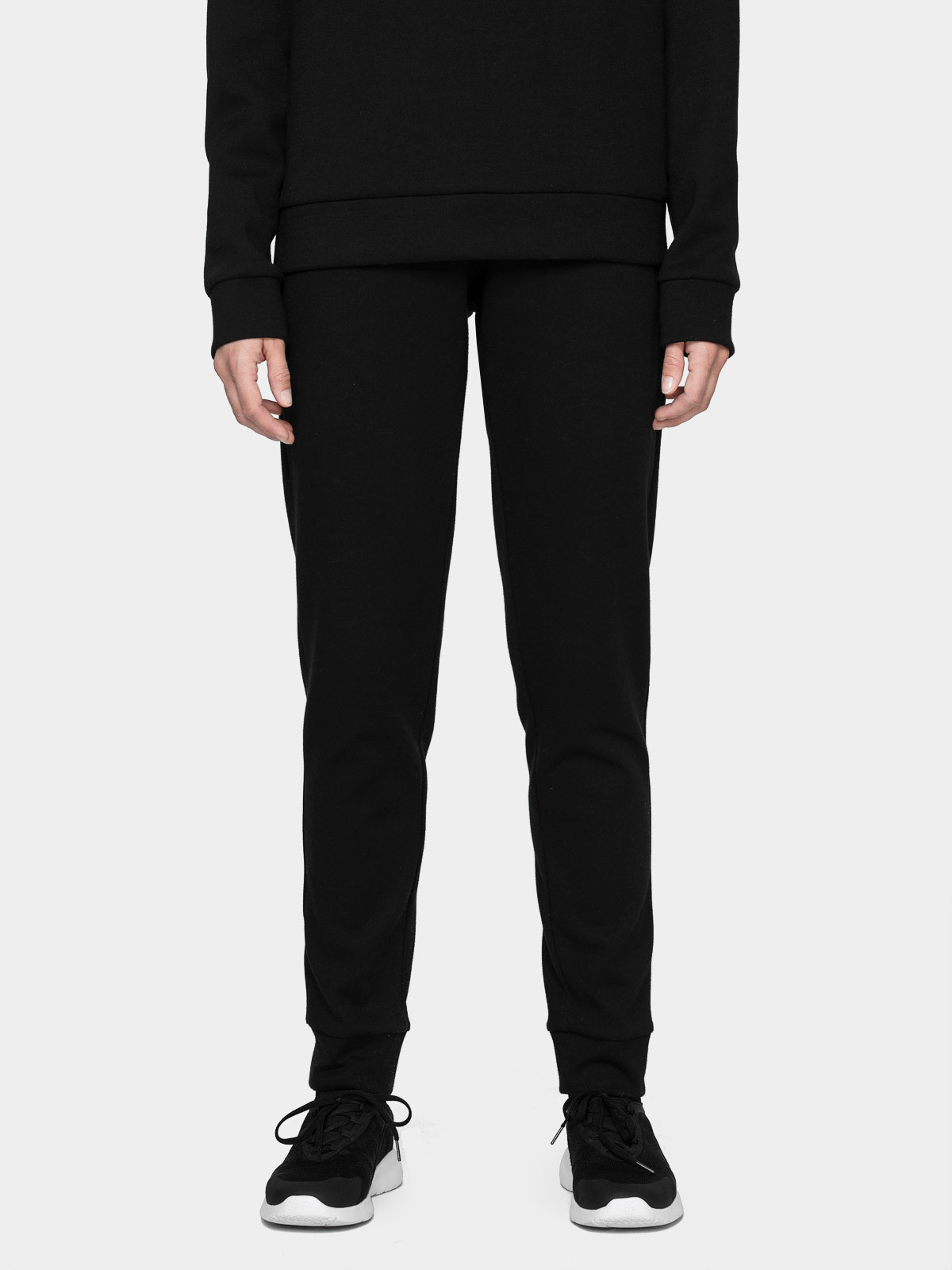 Levně Outhorn HOL21-SPDD601D DEEP BLACK Dámské tepláky