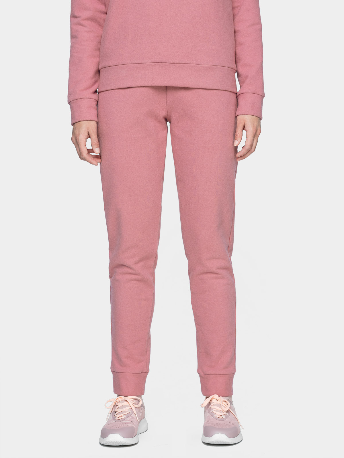 Levně Outhorn HOL21-SPDD601D DARK PINK Dámské tepláky
