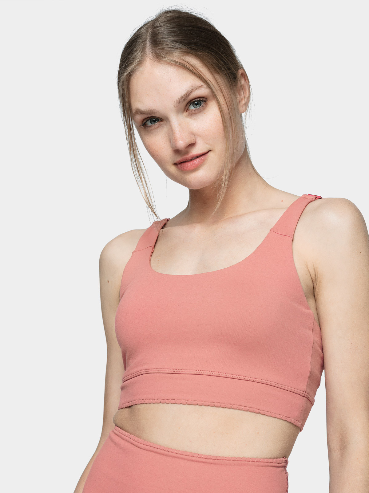Outhorn HOL21-STAD600 PINK Sportovní podprsenka