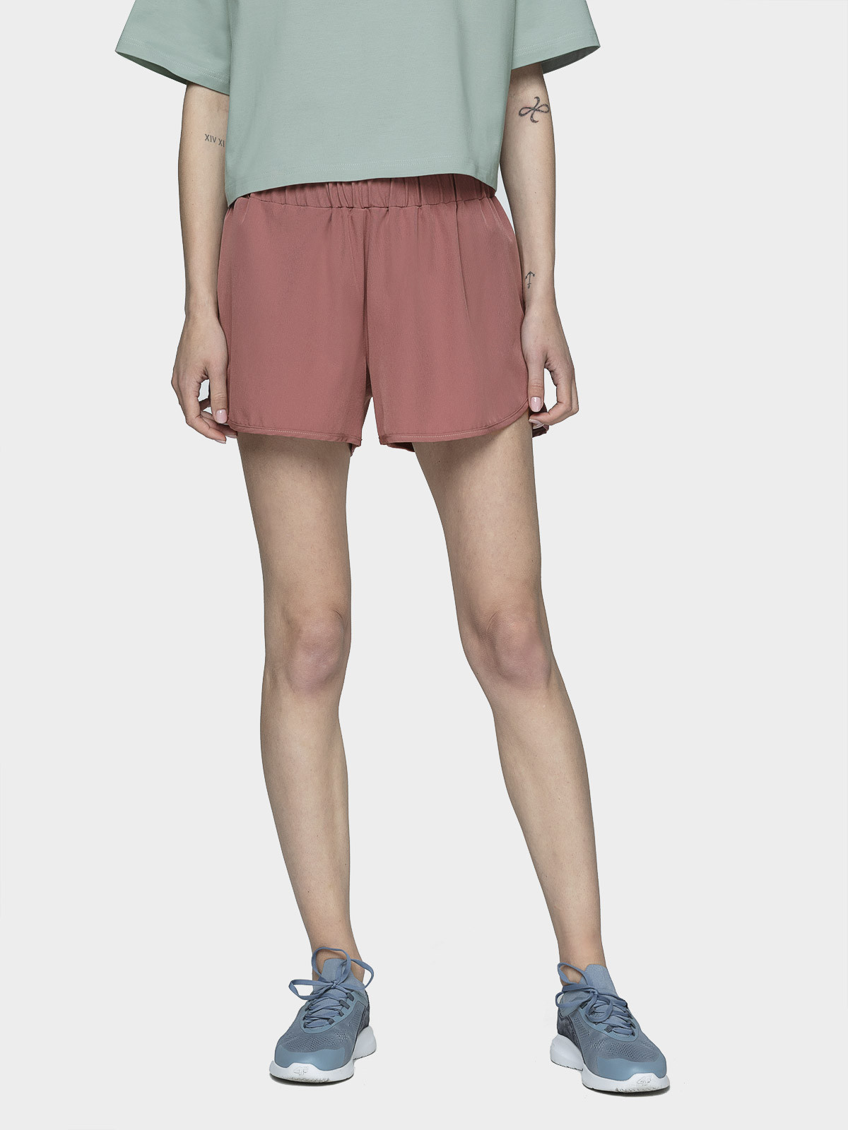 Levně Outhorn HOL21-SKDT603 DARK PINK Dámské kraťasy