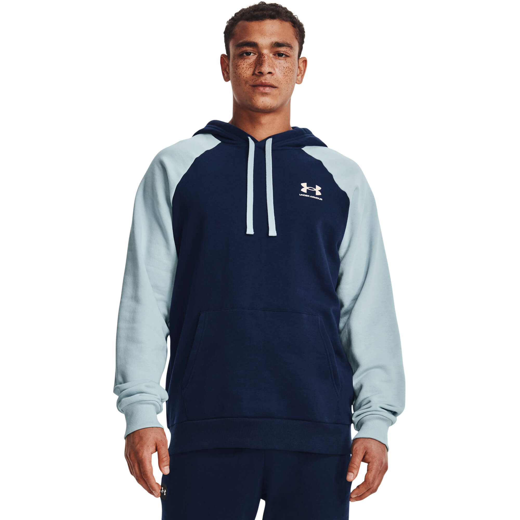 Levně Under Armour UA RIVAL FLC COLORBLOCK HD Pánská mikina