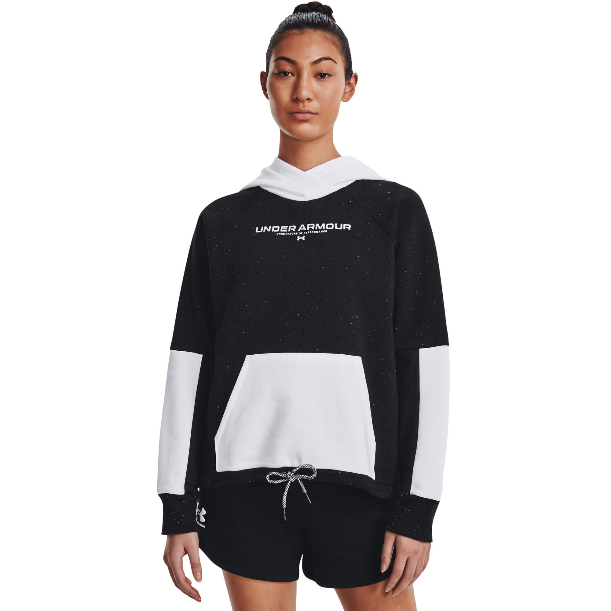 E-shop Under Armour Rival + Fleece Hoodie Dámska mikina US S 1369851-001