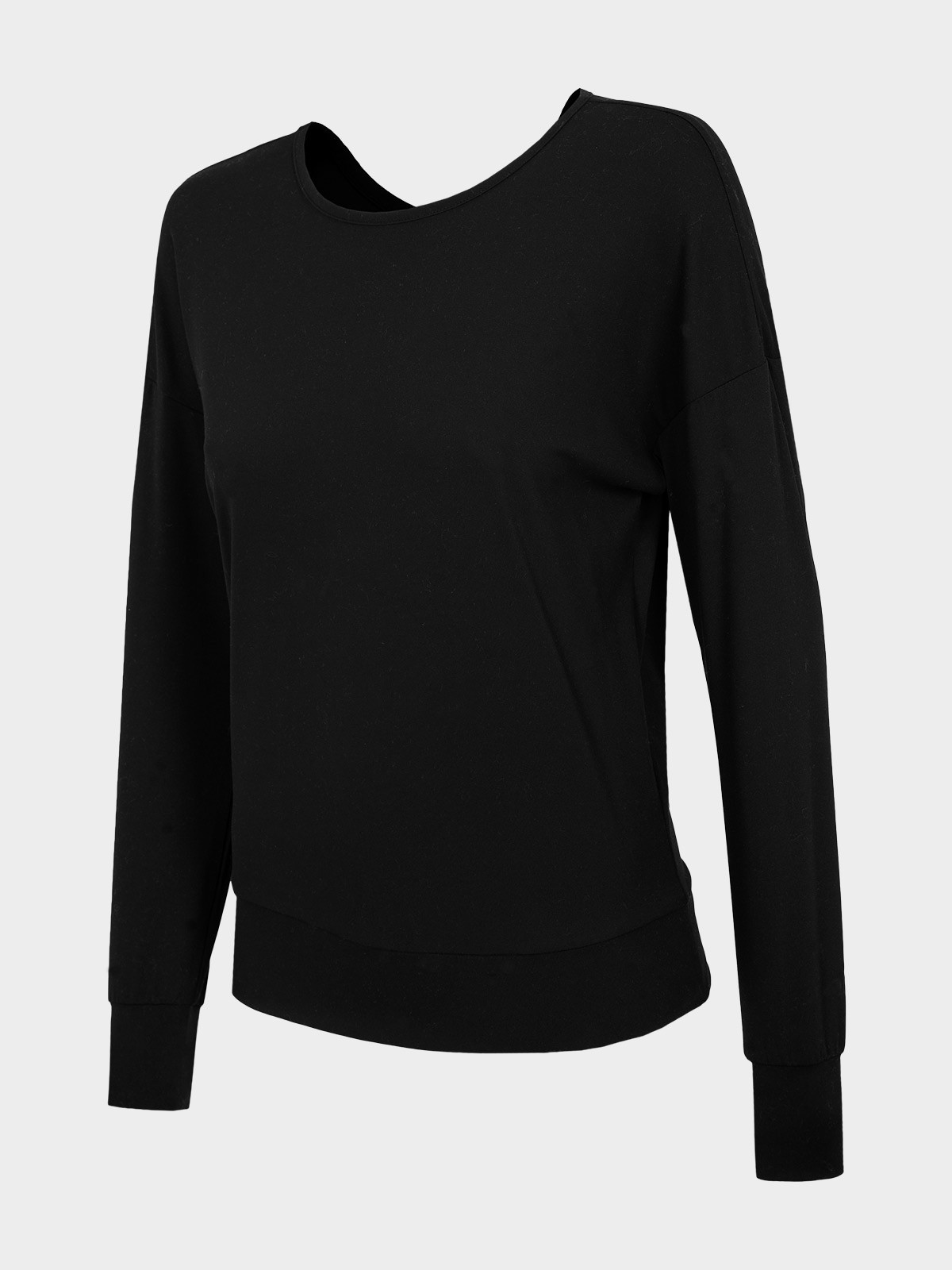 Levně 4F H4L22-BLD028 DEEP BLACK Dámská mikina