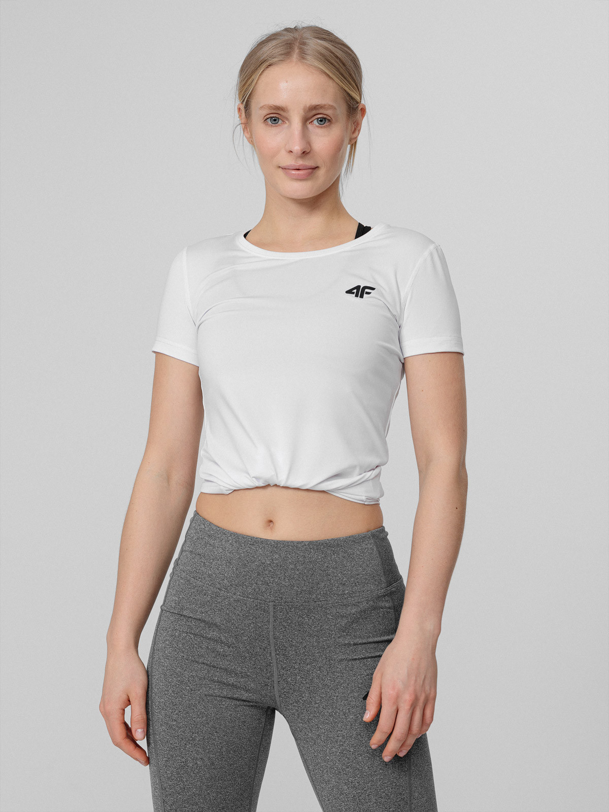 Levně 4F H4L22-TSDF352 WHITE Dámské tričko