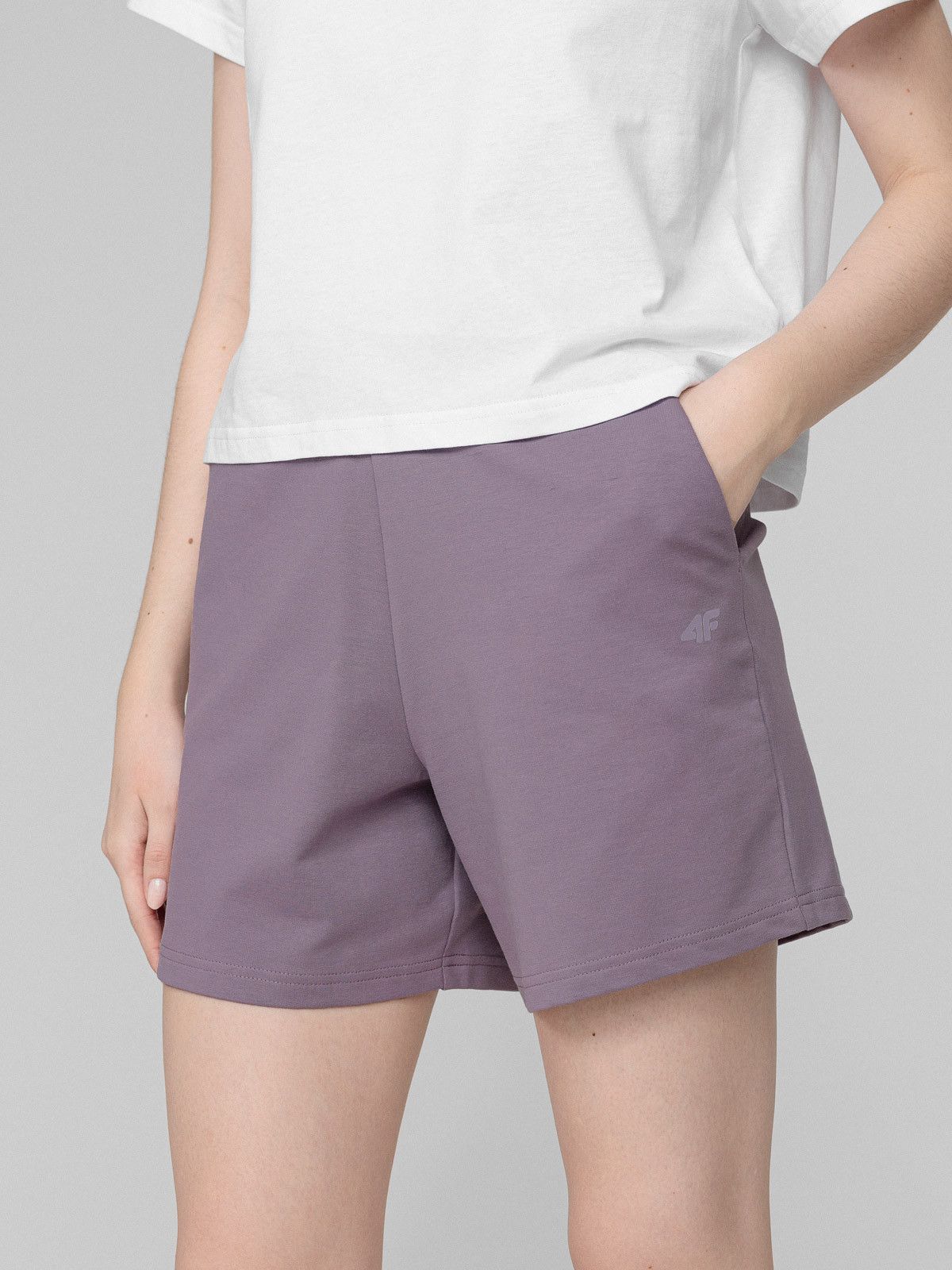 Levně 4F H4L22-SKDD016 VIOLET Dámské kraťasy