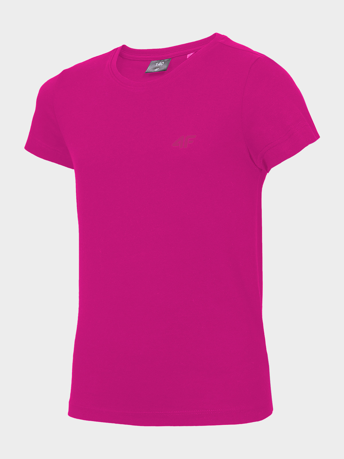 Levně 4F HJL22-JTSD001 DARK PINK Dětské tričko