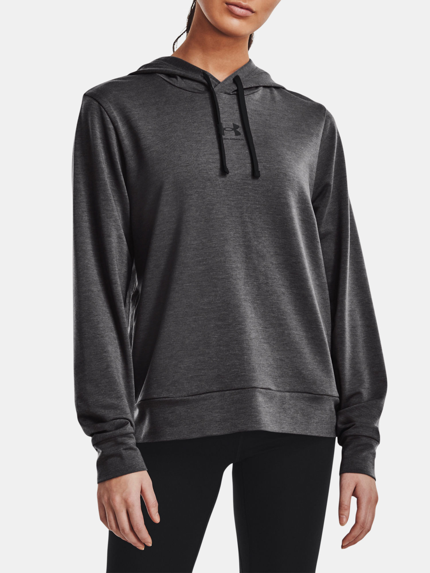 E-shop Under Armour Rival Terry Hoodie Dámska mikina US L 1369855-010