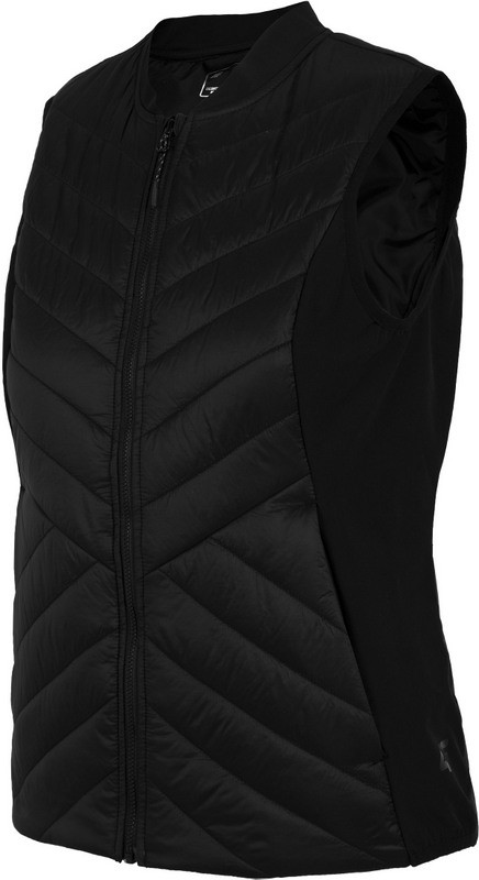 Levně 4F H4L22-BZD060 DEEP BLACK Dámská vesta