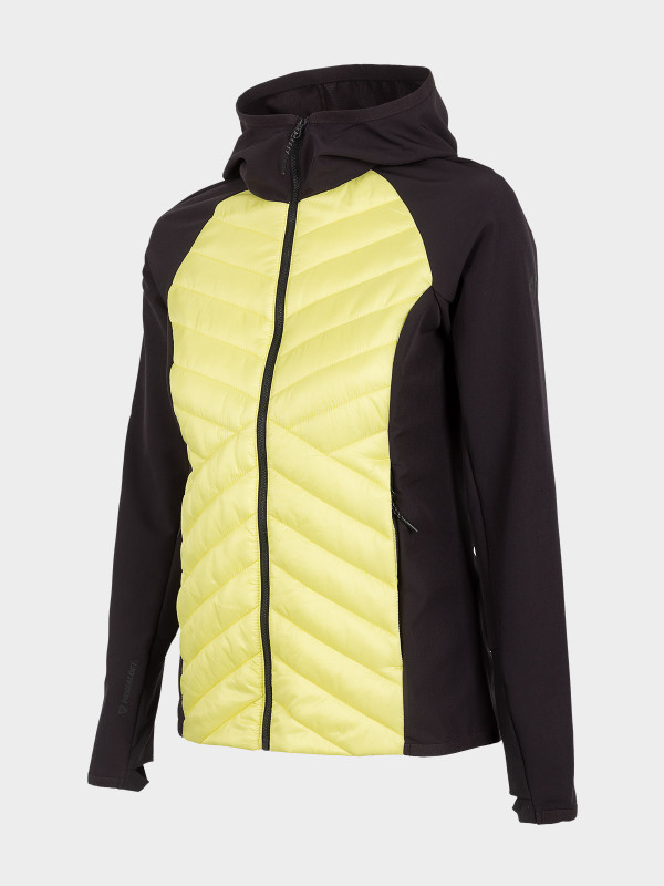 Levně 4F H4L22-KUDH060 LIGHT LEMON Dámská bunda