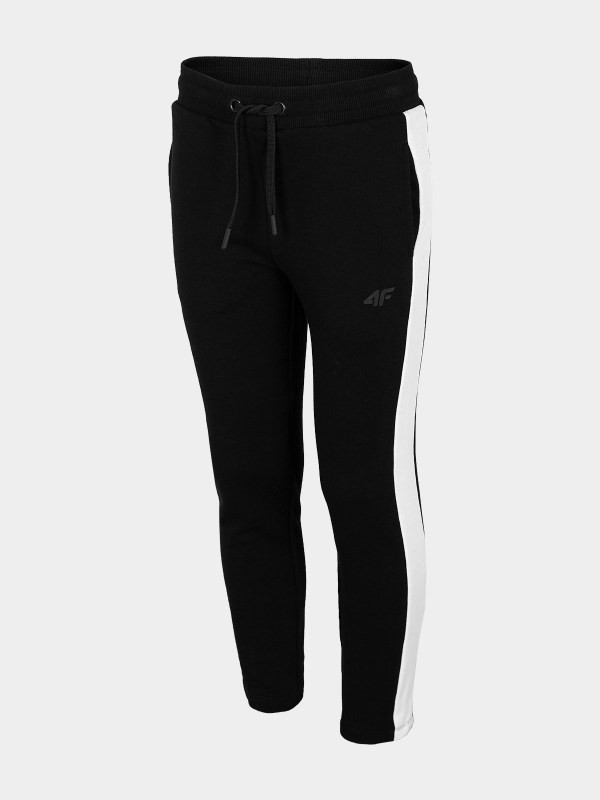 4F HJL22-JSPMD002 DEEP BLACK Detské tepláky EU 140 HJL22-JSPMD002 DEEP BLACK