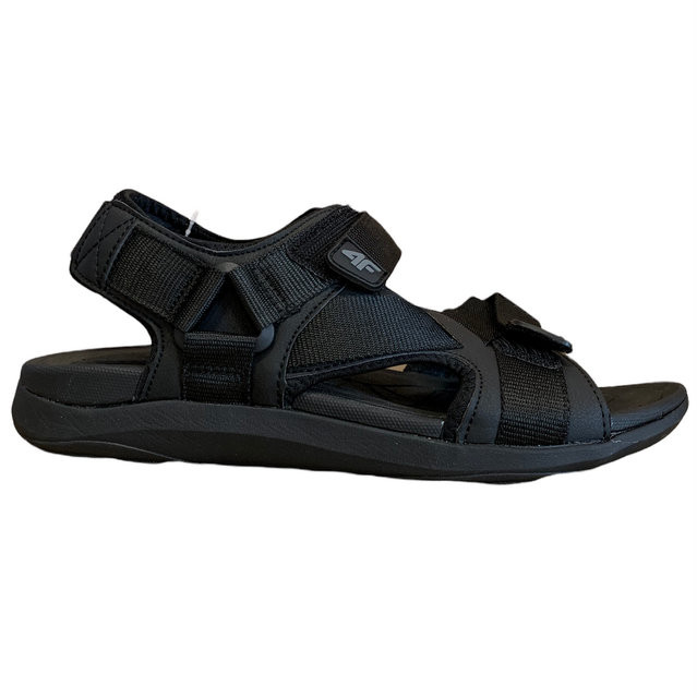 Levně 4F H4L21-SAM004 DEEP BLACK Sandále