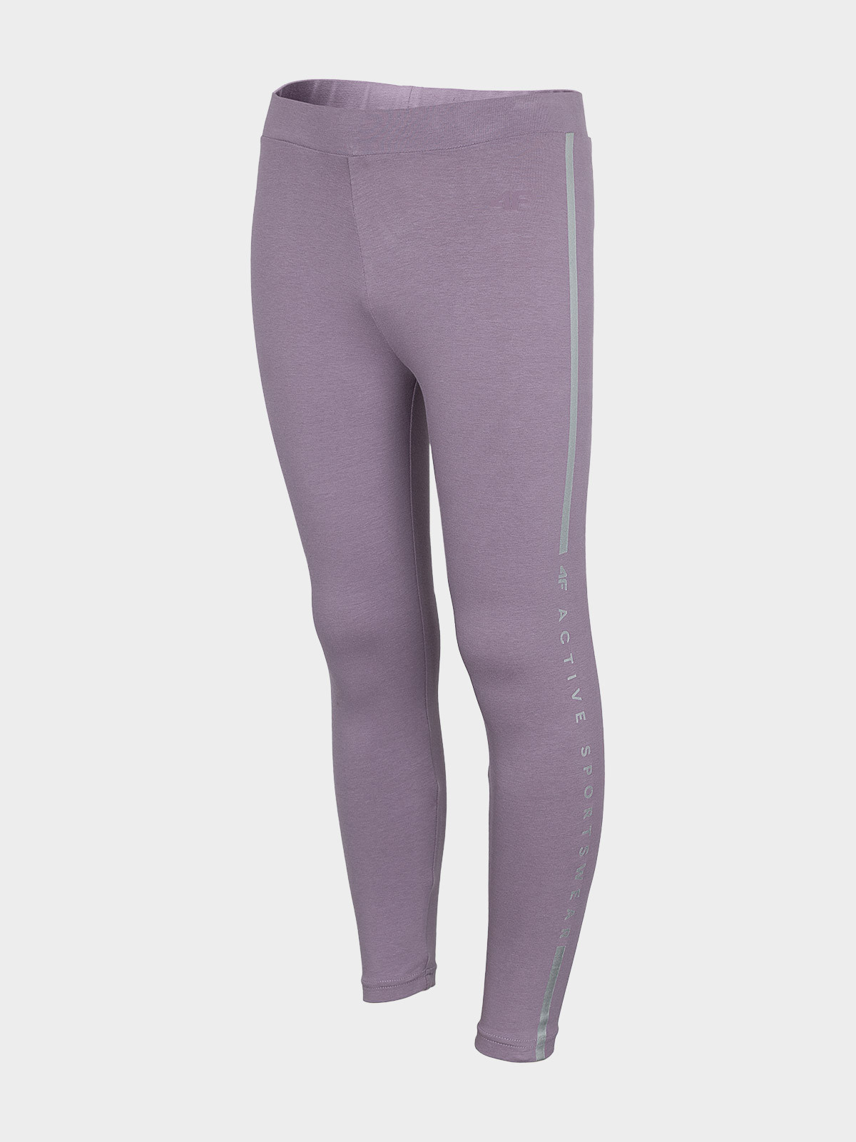 Levně 4F HJZ22-JLEG002 VIOLET Dětské legíny