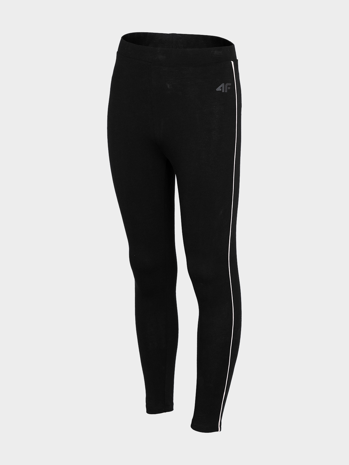 Levně 4F HJZ22-JLEG004 DEEP BLACK Dětské legíny