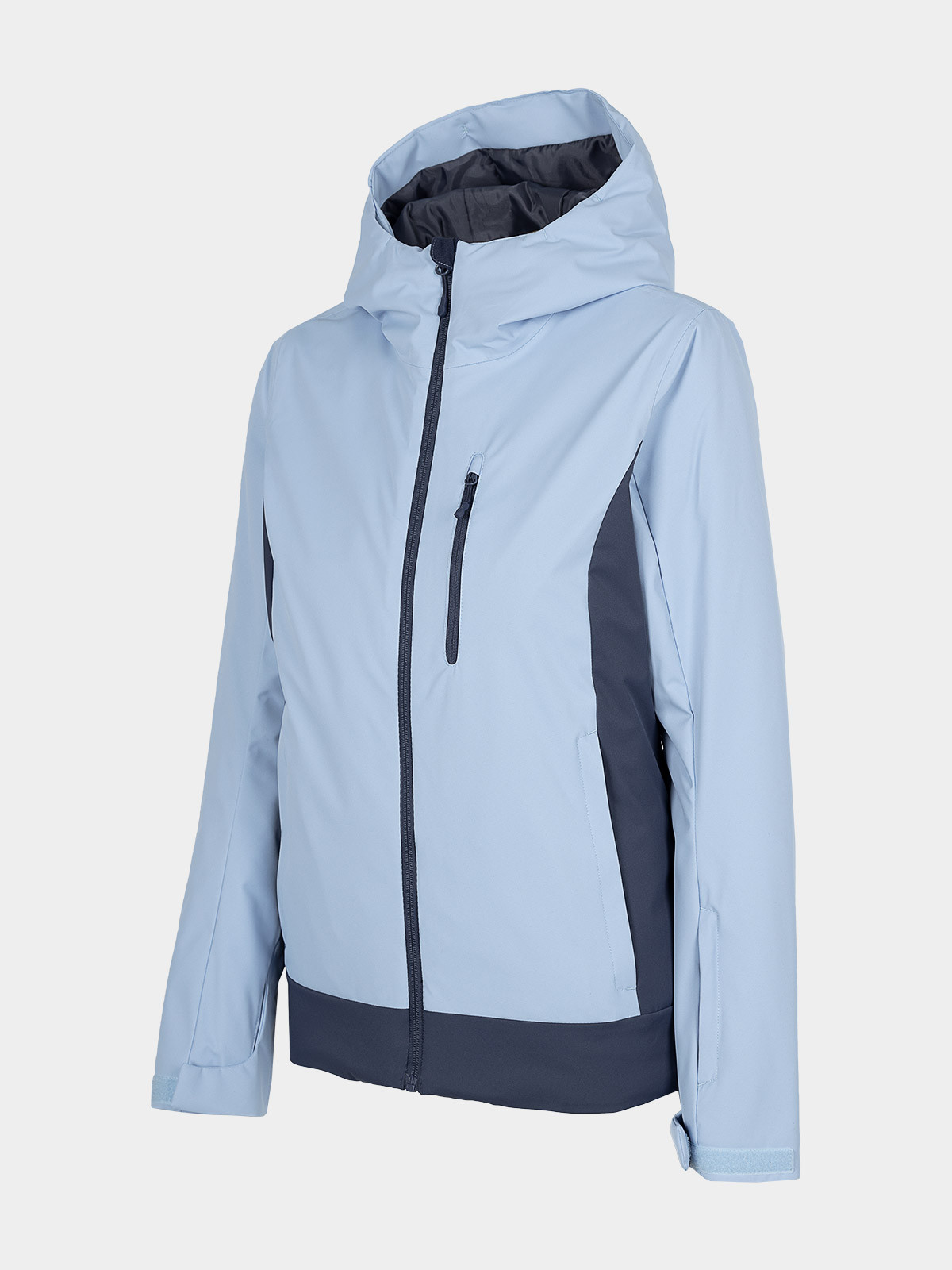 4F H4Z22-KUDN002 LIGHT BLUE Dámska lyžiarska bunda US L H4Z22-KUDN002 LIGHT BLUE