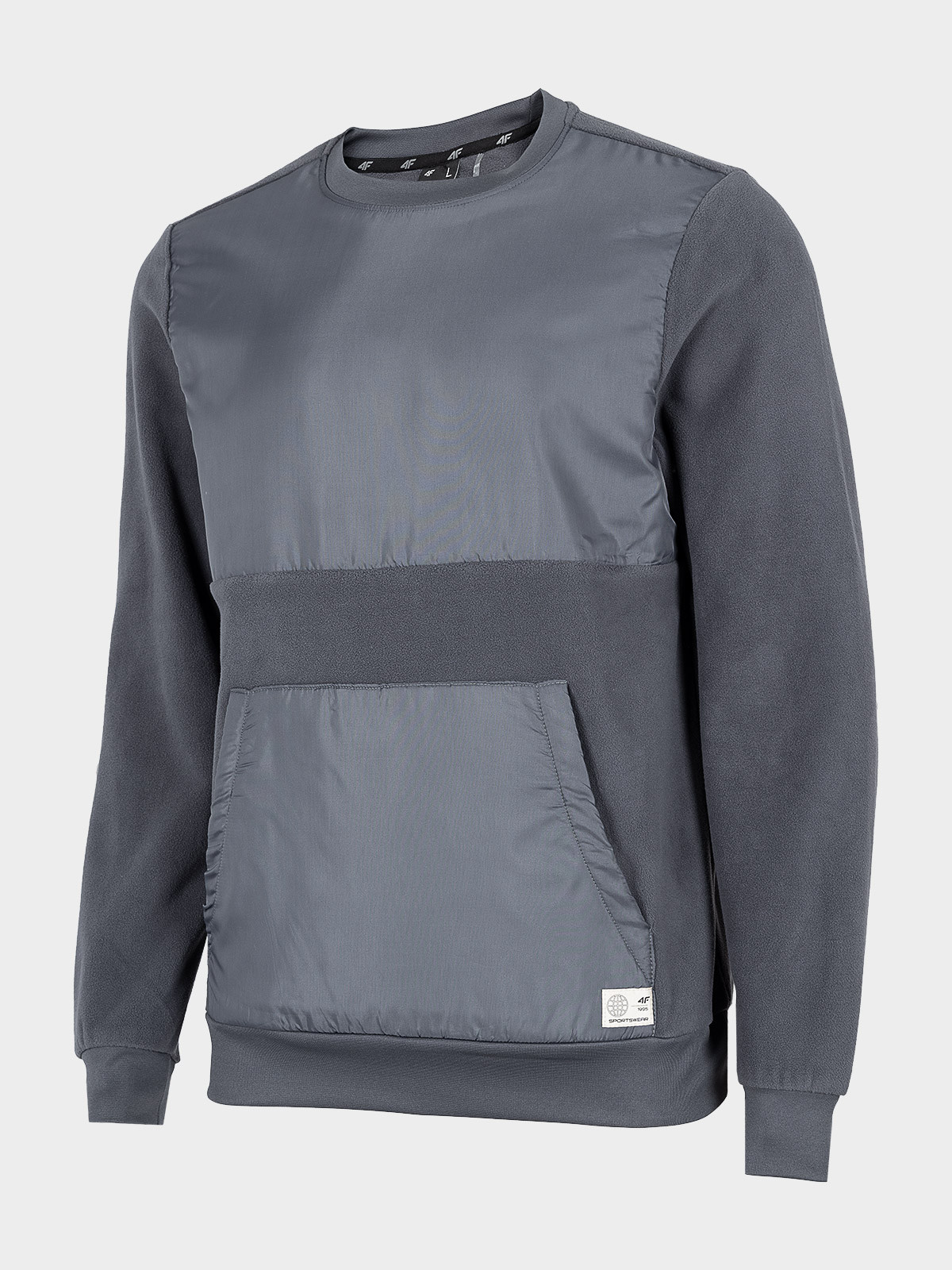 Levně 4F H4Z22-BLM010 ANTHRACITE Pánská mikina