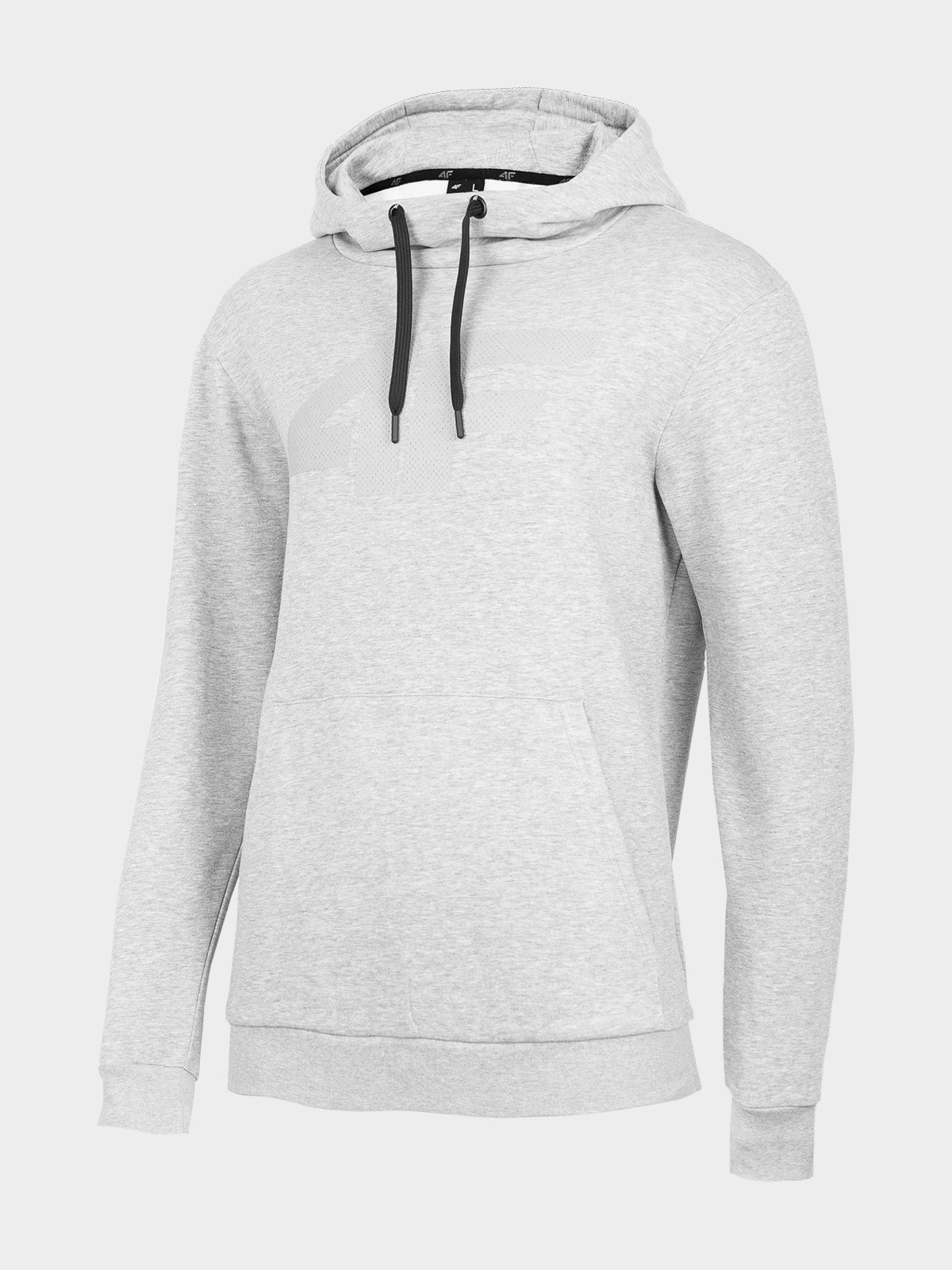 Levně 4F H4Z22-BLM352 COLD LIGHT GREY MELANGE Pánská mikina