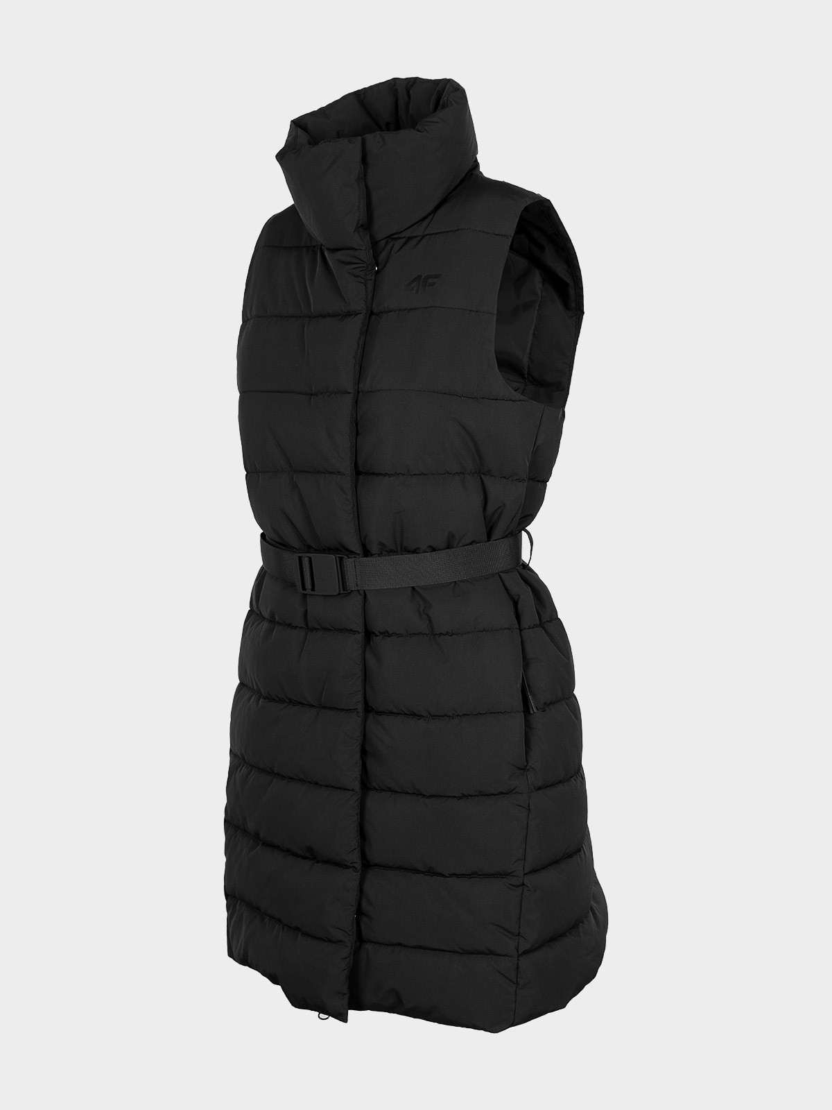 Levně 4F H4Z22-KUDP013 DEEP BLACK Dámská vesta