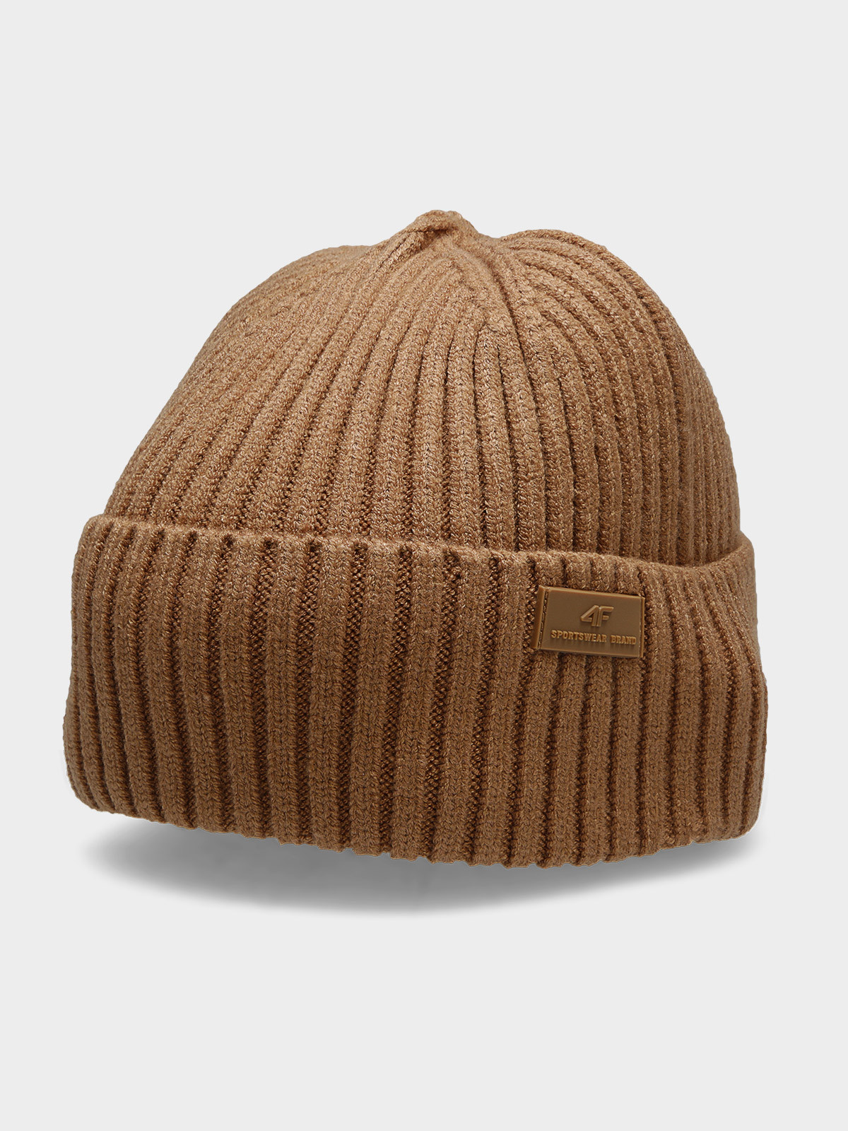 Levně 4F H4Z22-CAM003 LIGHT BROWN Pánská zimní čepice