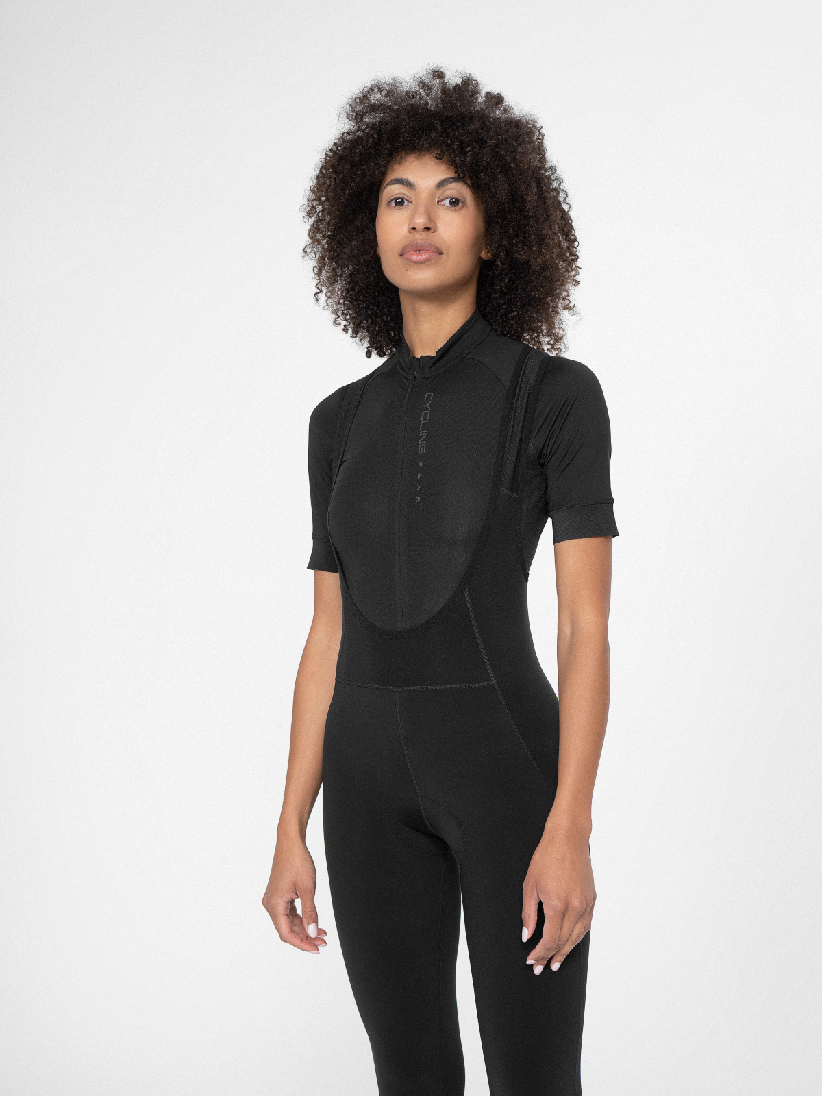 Levně 4F 4FSS23TFTIF106 DEEP BLACK Dámské legíny na kolo