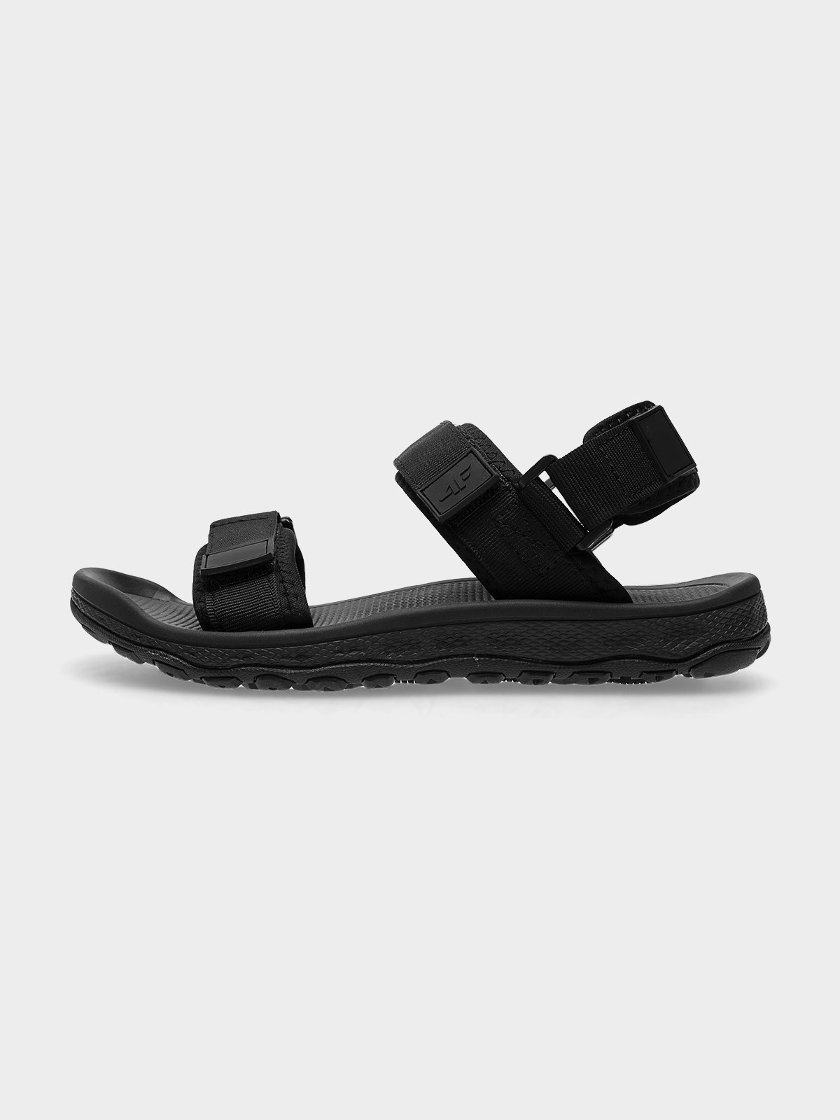 Levně 4F 4FJSS23FSANM022 DEEP BLACK Sandále