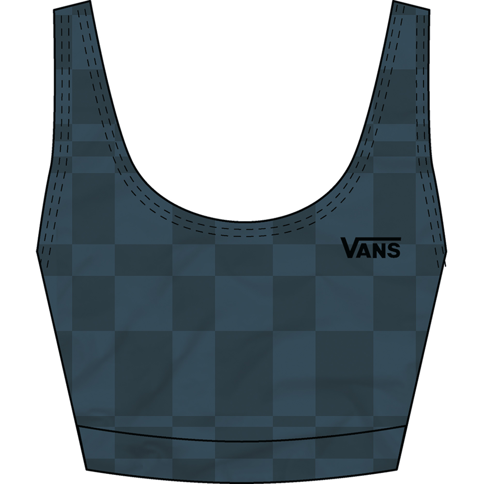 Vans WM FLYING V PRINT BRA Dámská podprsenka US M VN0A7PNDBR41