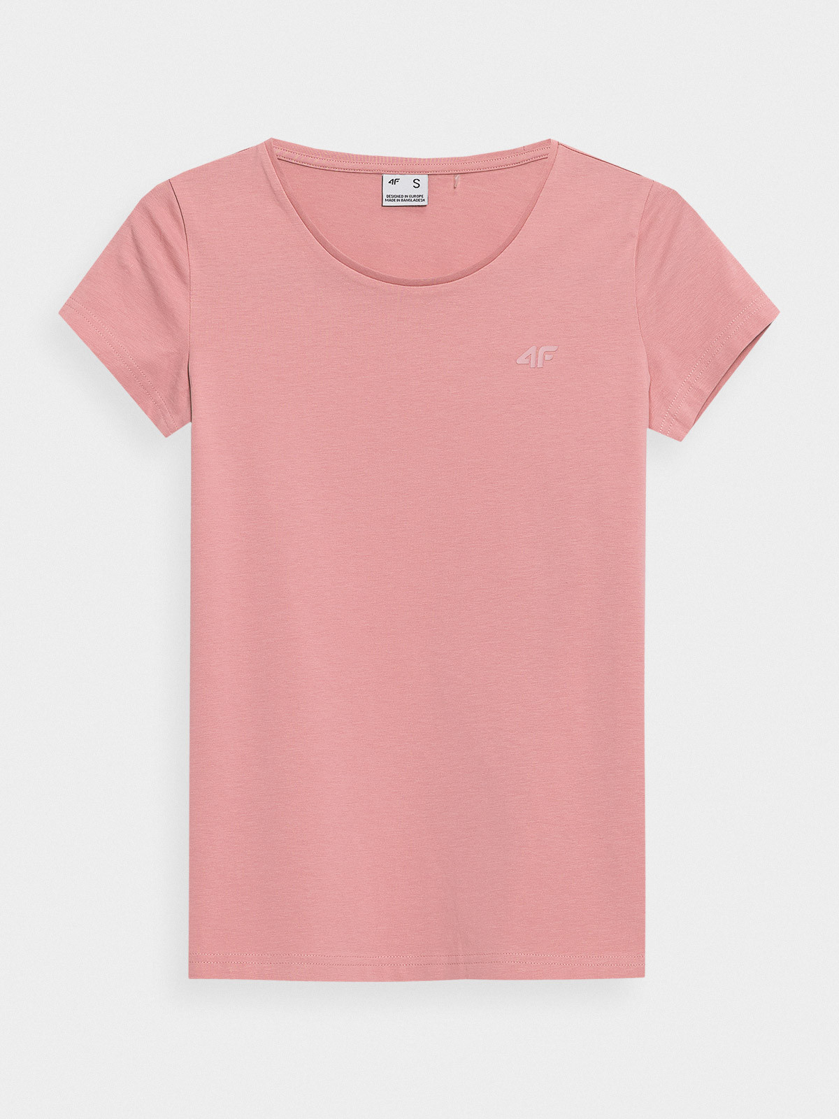 Levně 4F 4FSS23TTSHF580 LIGHT PINK Dámské tričko