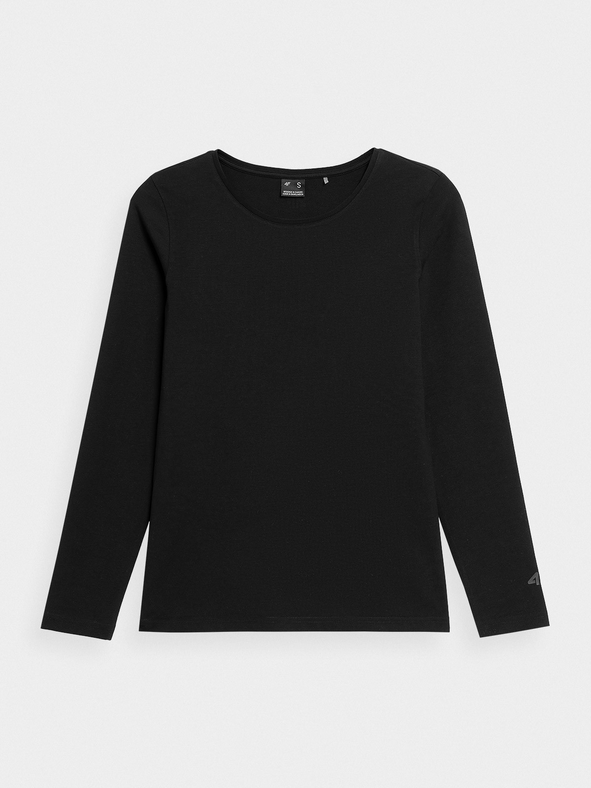 Levně 4F 4FSS23TLONF085 DEEP BLACK Dámské tričko