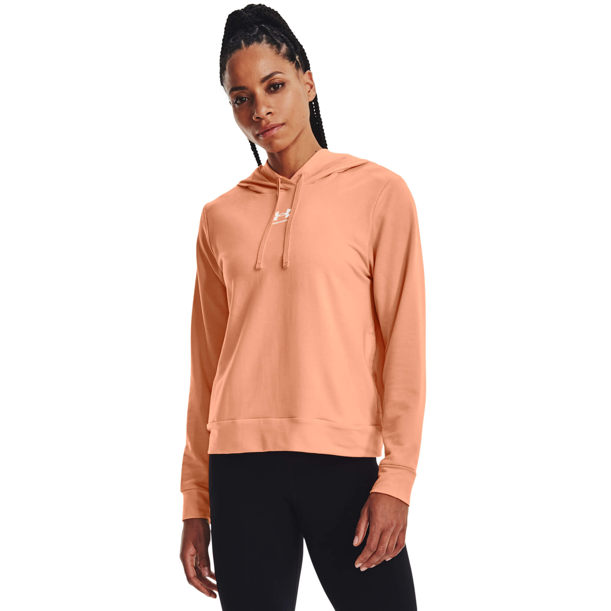 E-shop Under Armour Rival Terry Hoodie Dámska mikina US L 1369855-868