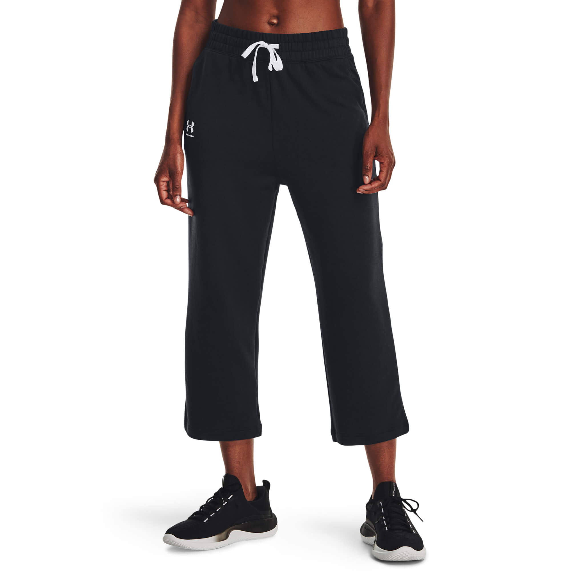 Levně Under Armour UA Rival Terry Flare Crop Dámské tepláky