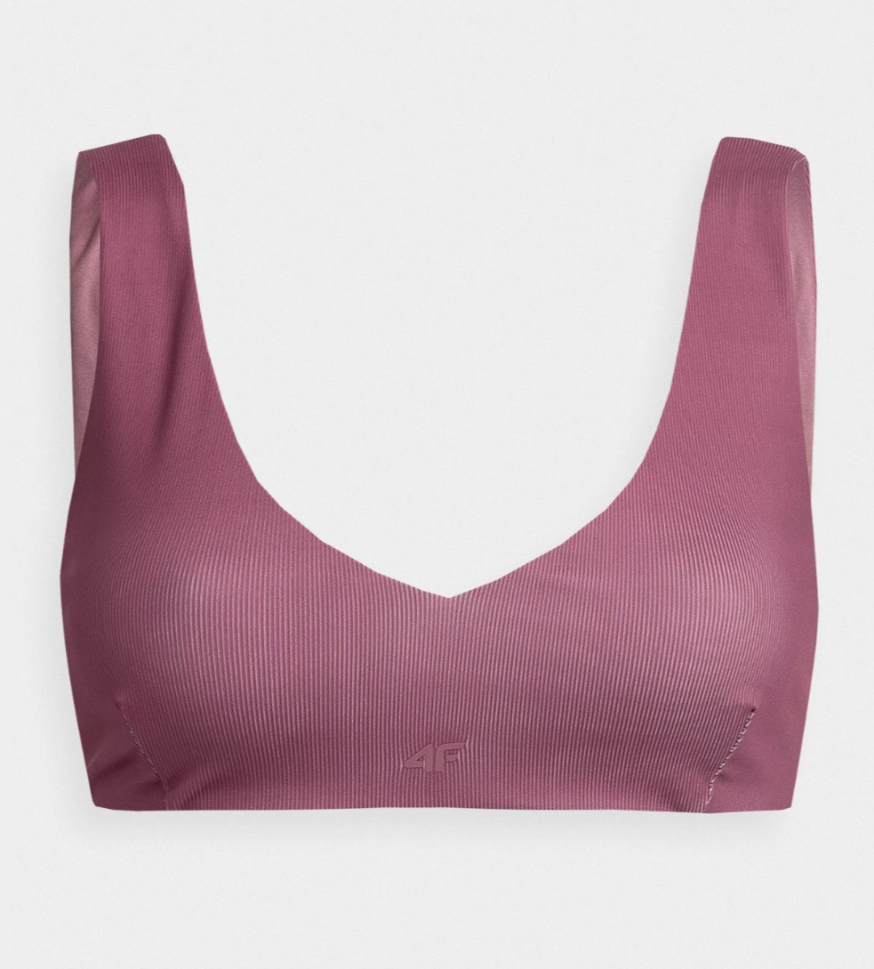 Levně 4F 4FSS23UBKTF024 DARK PINK Horní díl plavek