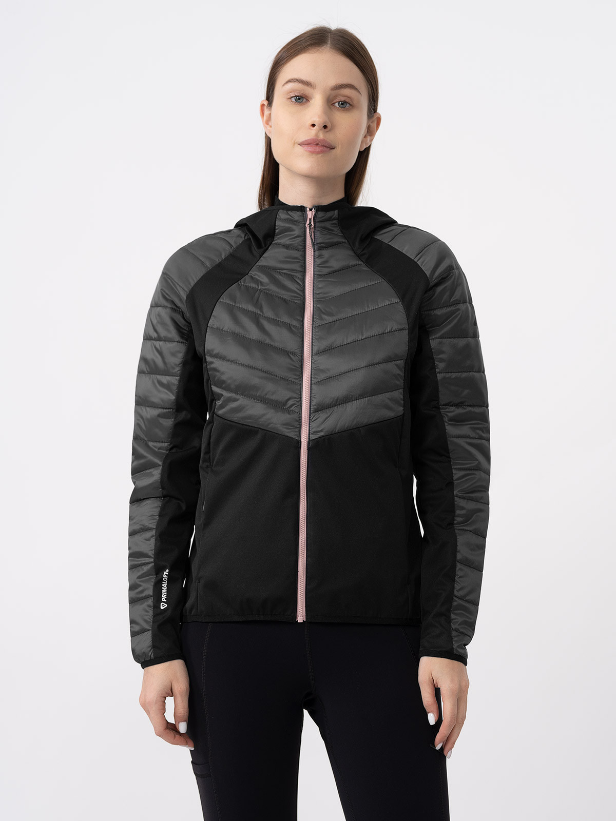 Levně 4F 4FAW23TTJAF349 ANTHRACITE Dámská treková bunda