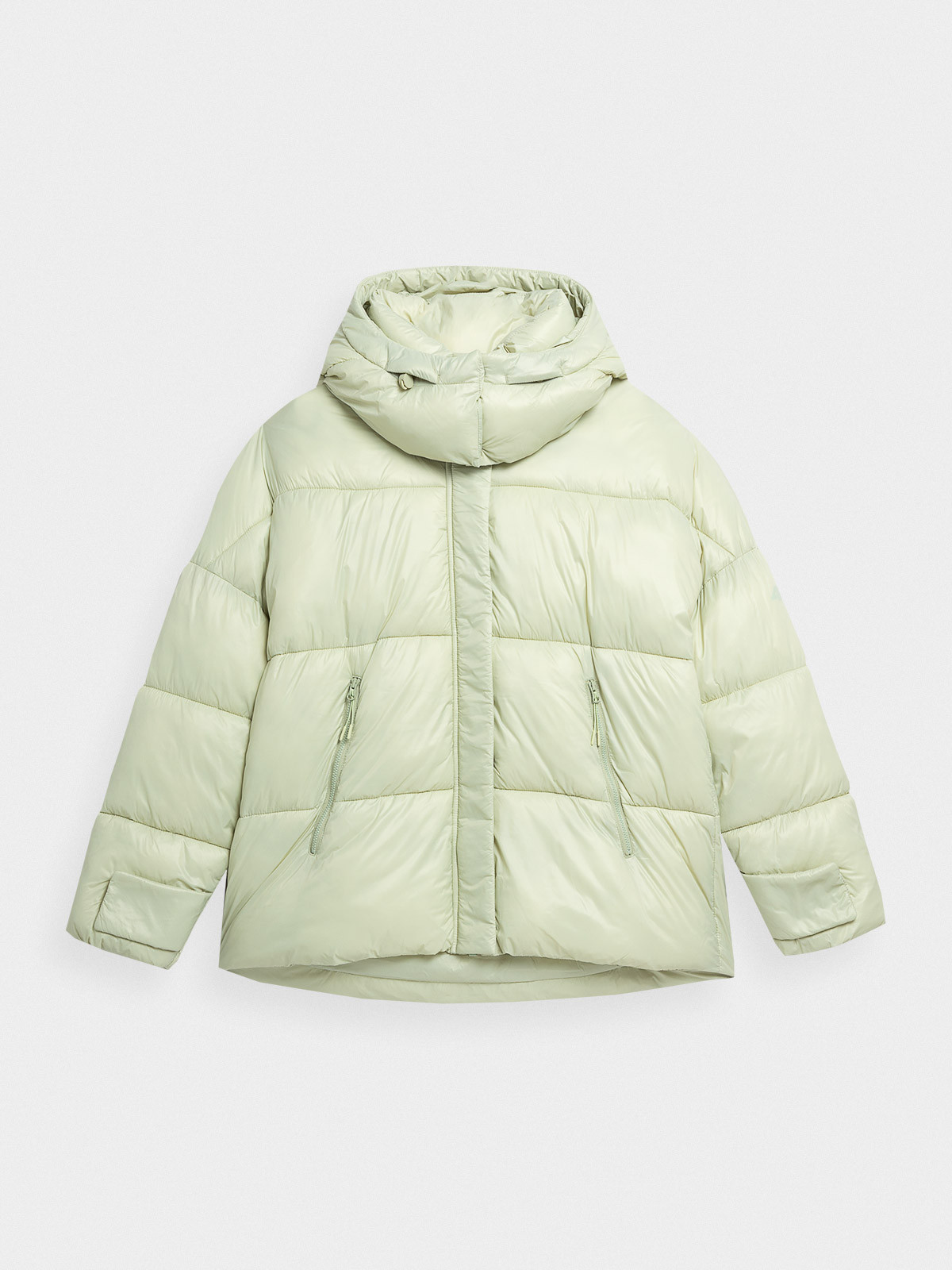 Levně 4F 4FAW23TDJAF231 LIGHT GREEN Dámská bunda