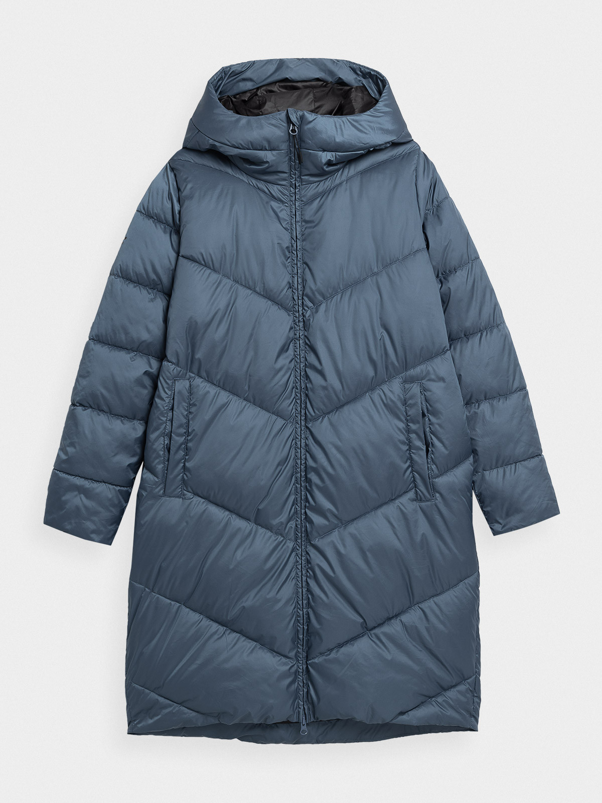 Levně 4F 4FAW23TDJAF235 DENIM Dámský kabát