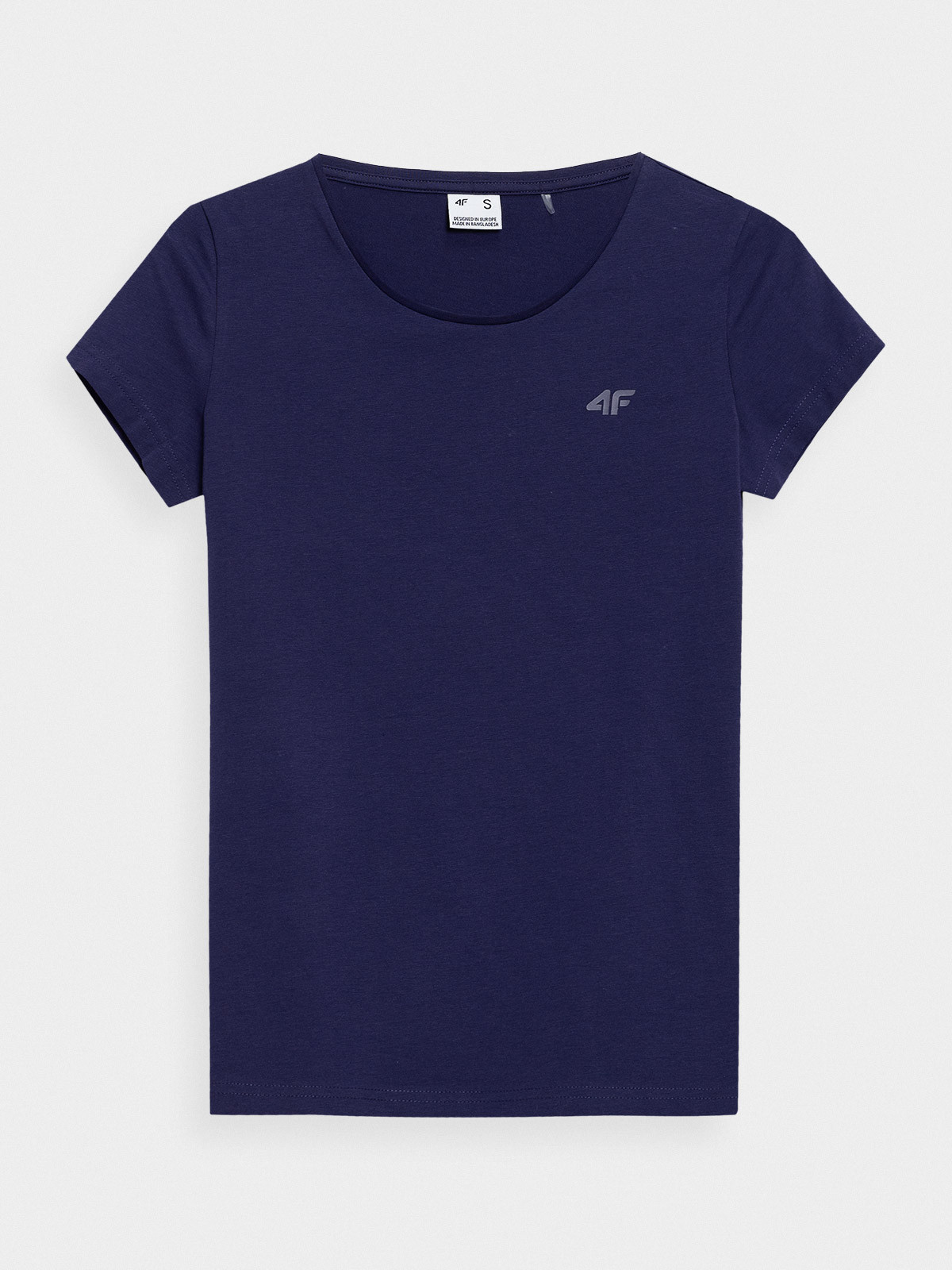 Levně 4F 4FAW23TTSHF0906 DARK BLUE Dámské tričko