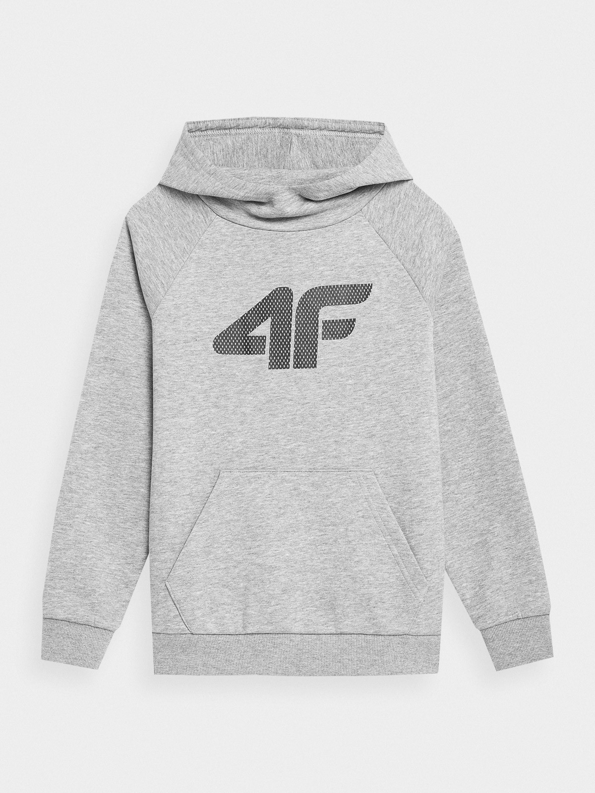 Levně 4F 4FJAW23TSWSM626 COLD LIGHT GREY MELANGE Dětská mikina