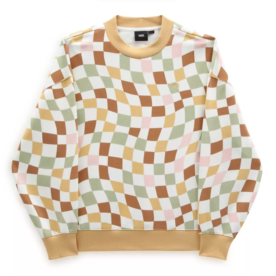 Levně Vans CLUB SLOUCHY CREW Dámská mikina