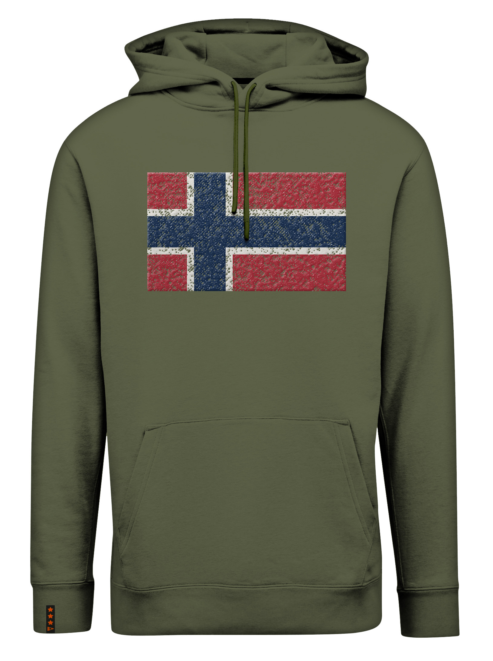 E-shop NORWAY COTTON FLEECE Pánska mikina US L 129443 Army