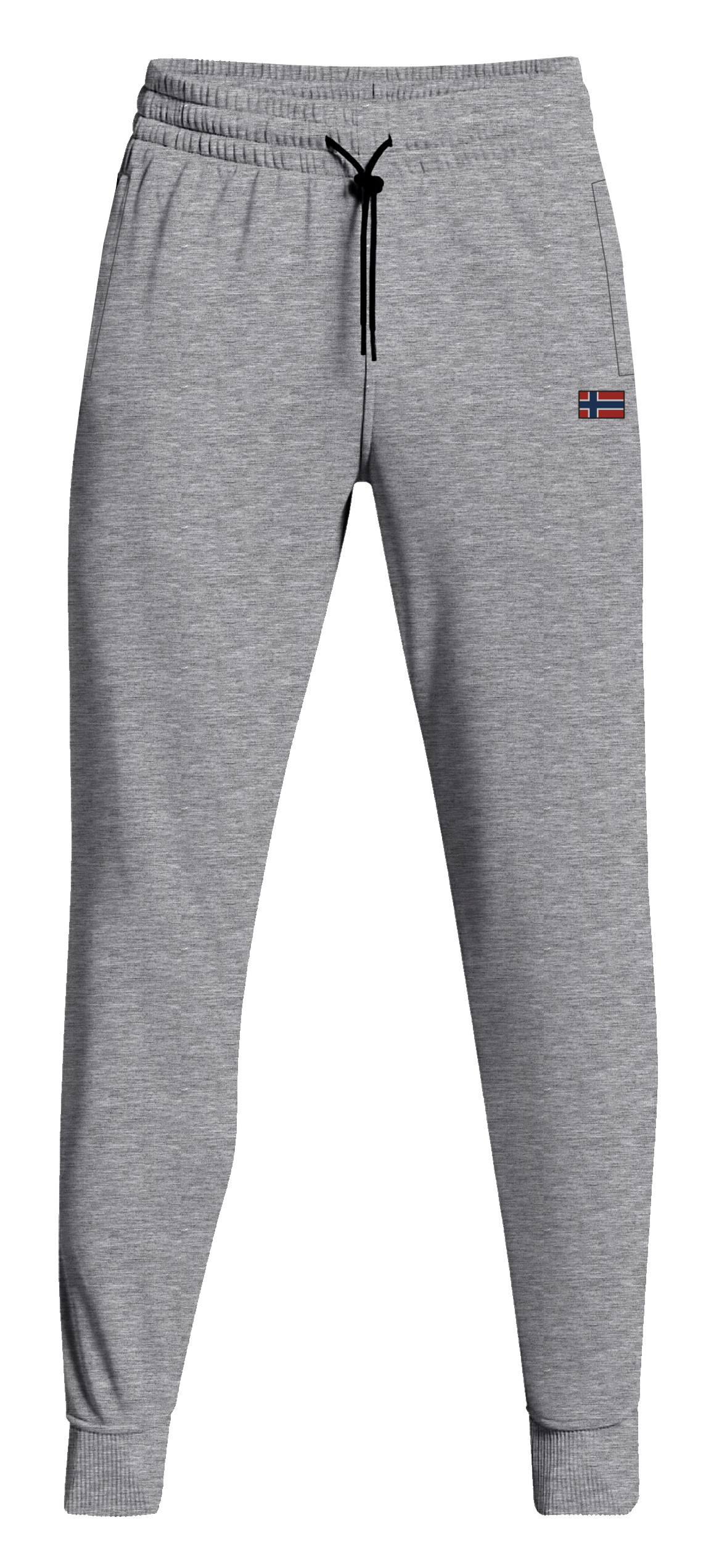 E-shop NORWAY TROUSERS FLEECE Pánske tepláky US L 129446 Grey Melange