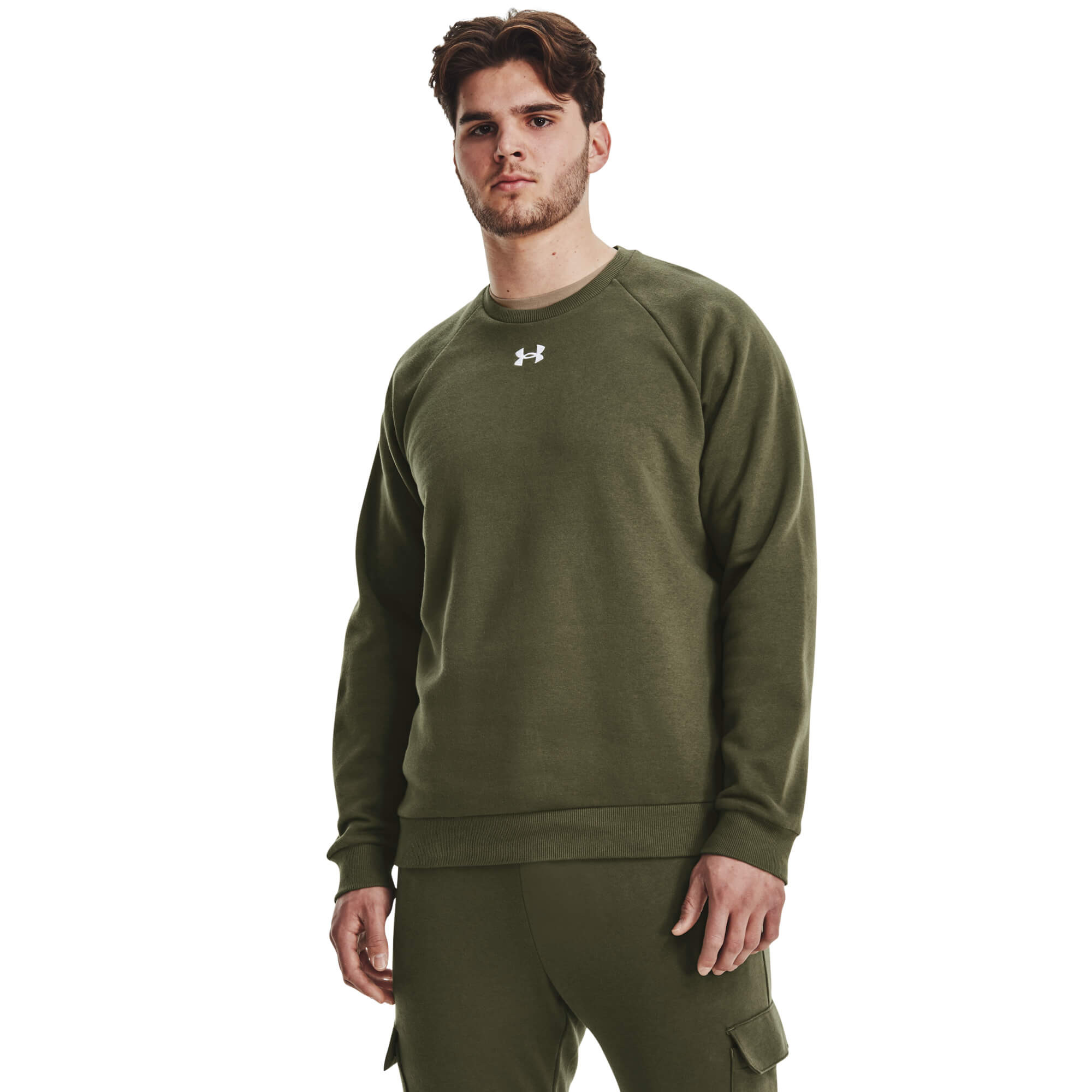 Levně Under Armour UA Rival Fleece Crew Pánská mikina