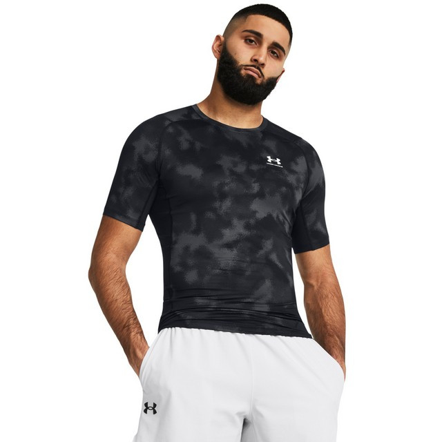 Levně Under Armour UA HG Armour Printed SS Pánské sportovní tričko