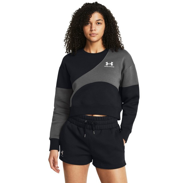 Levně Under Armour Essential Fleece Crop Crew Dámská mikina